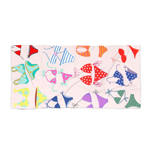 Bikini Pattern Beach Towel