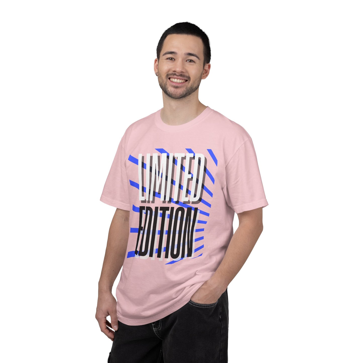Limited Edition T-Shirt — Retro Pink Stripe Graphic