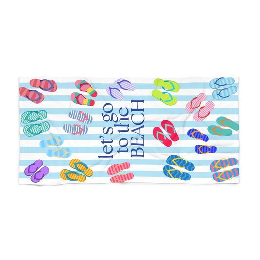 Let's Go to the Beach Beach Towel