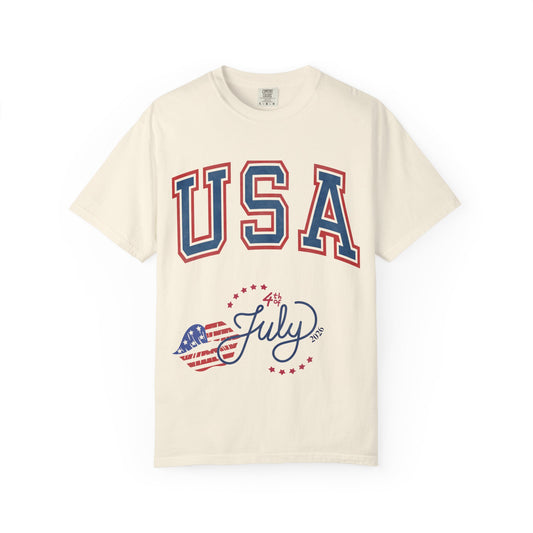 Fourth of July Faded T-Shirt — Vintage Independence Day Tee