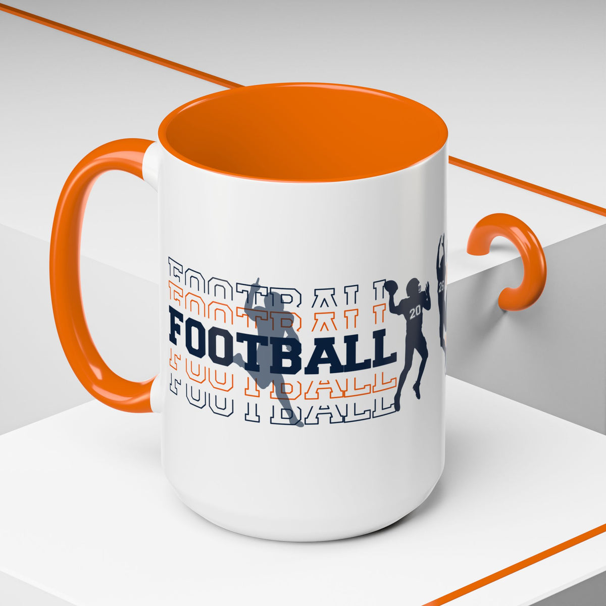 Game Day Football Accent Coffee Mug
