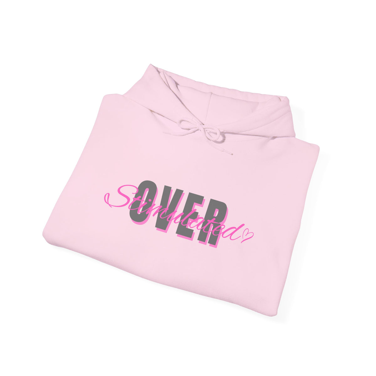 Overstimulated - Cozy Unisex Heavy Blend™ Hooded Sweatshirt, Everyday Comfort, Gift for Her, Trendy Fashion