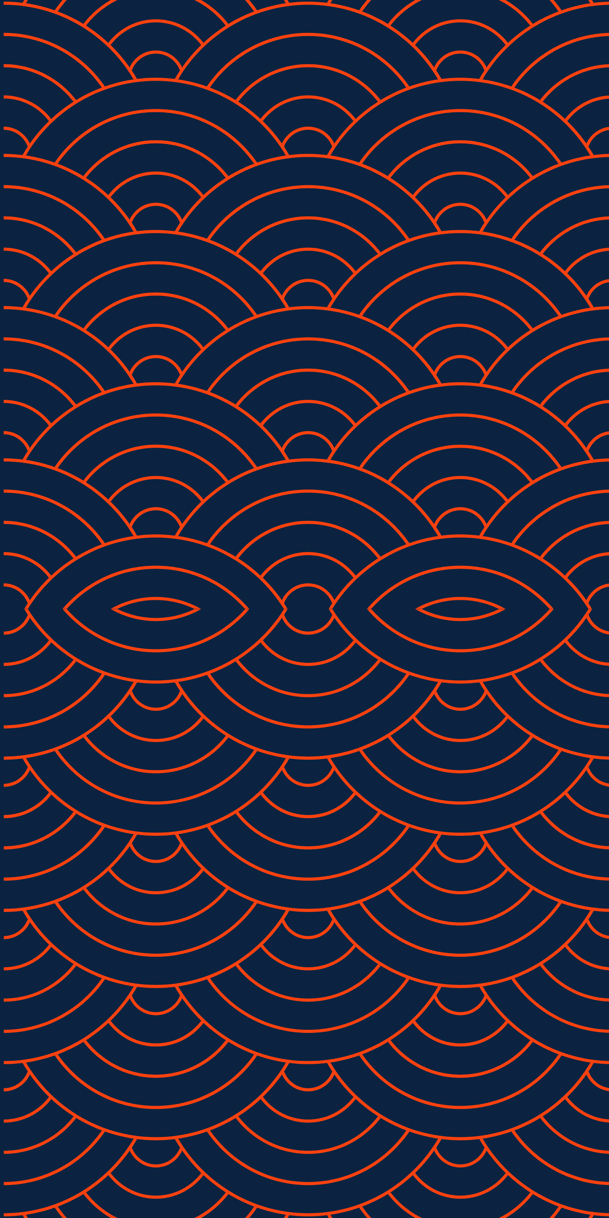 Japanese Seigaiha Wave Pattern Tote Bag