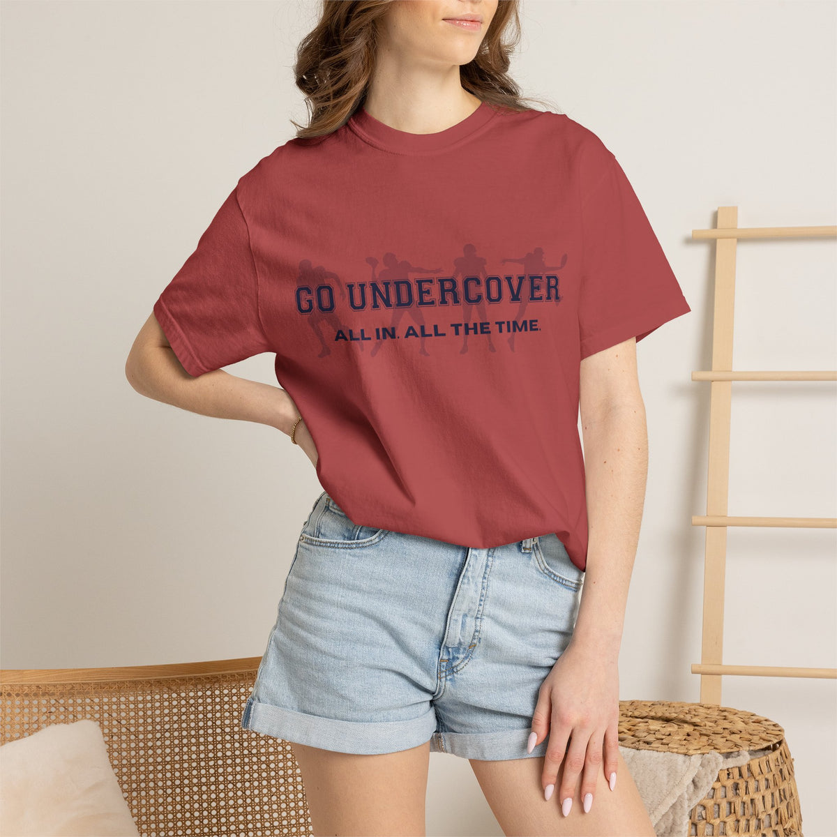 Go Undercover "All In All The Time" Comfort Colors Crew Tshirt