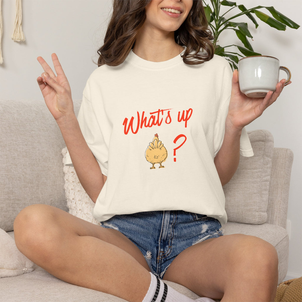 What's Up Chicken Butt T-Shirt