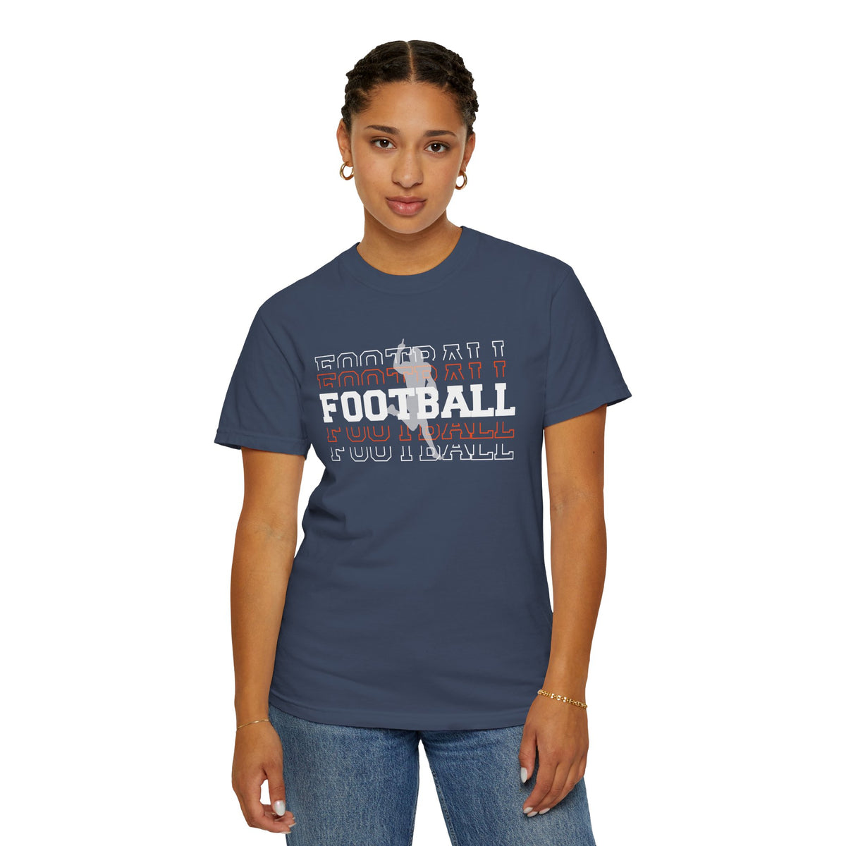 Game Day Football T-Shirt -'FOOTBALL' Front & 'GAME DAY' Back