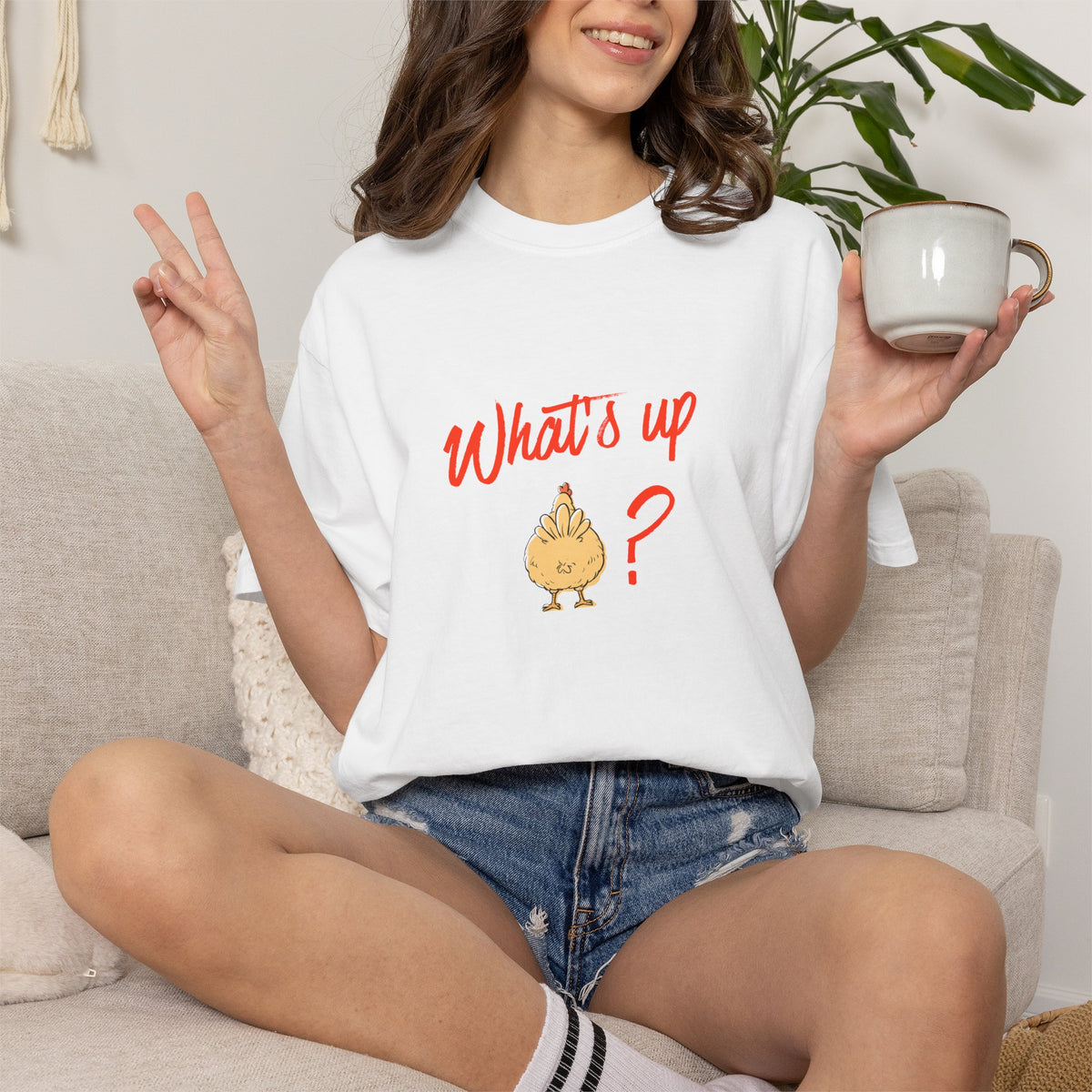 What's Up Chicken Butt T-Shirt