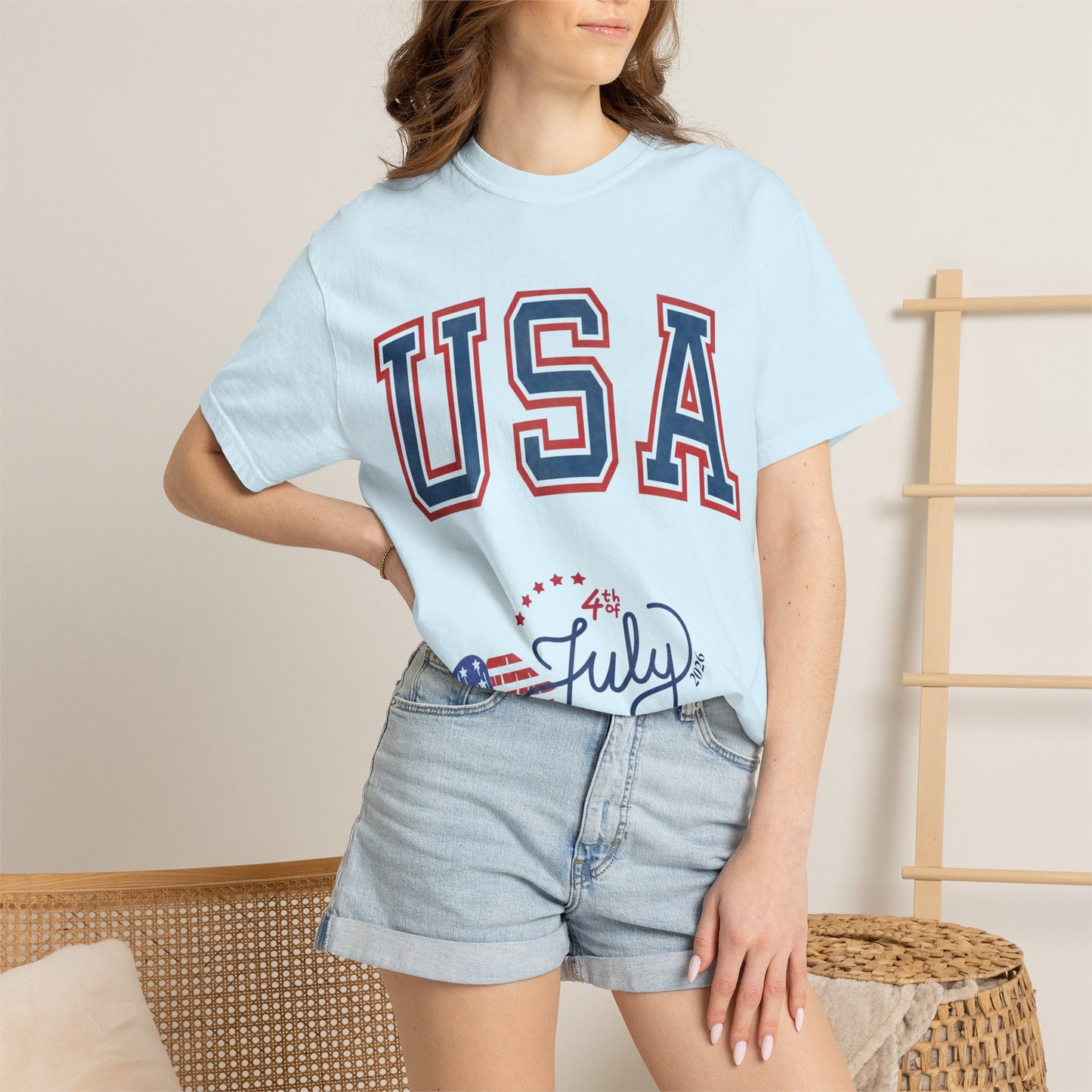 Fourth of July Faded T-Shirt — Vintage Independence Day Tee
