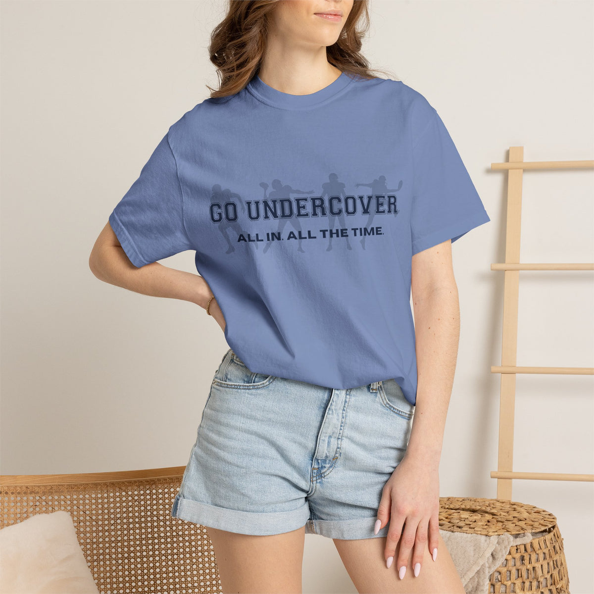 Go Undercover "All In All The Time" Comfort Colors Crew Tshirt