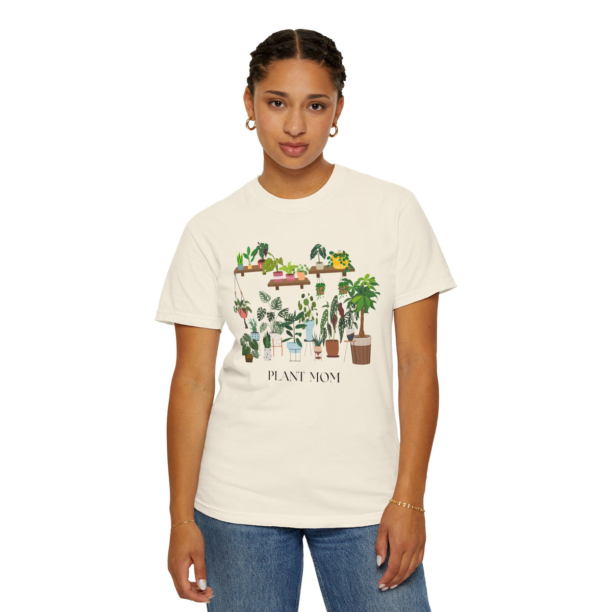Plant Mom Botanical Houseplant T-Shirt