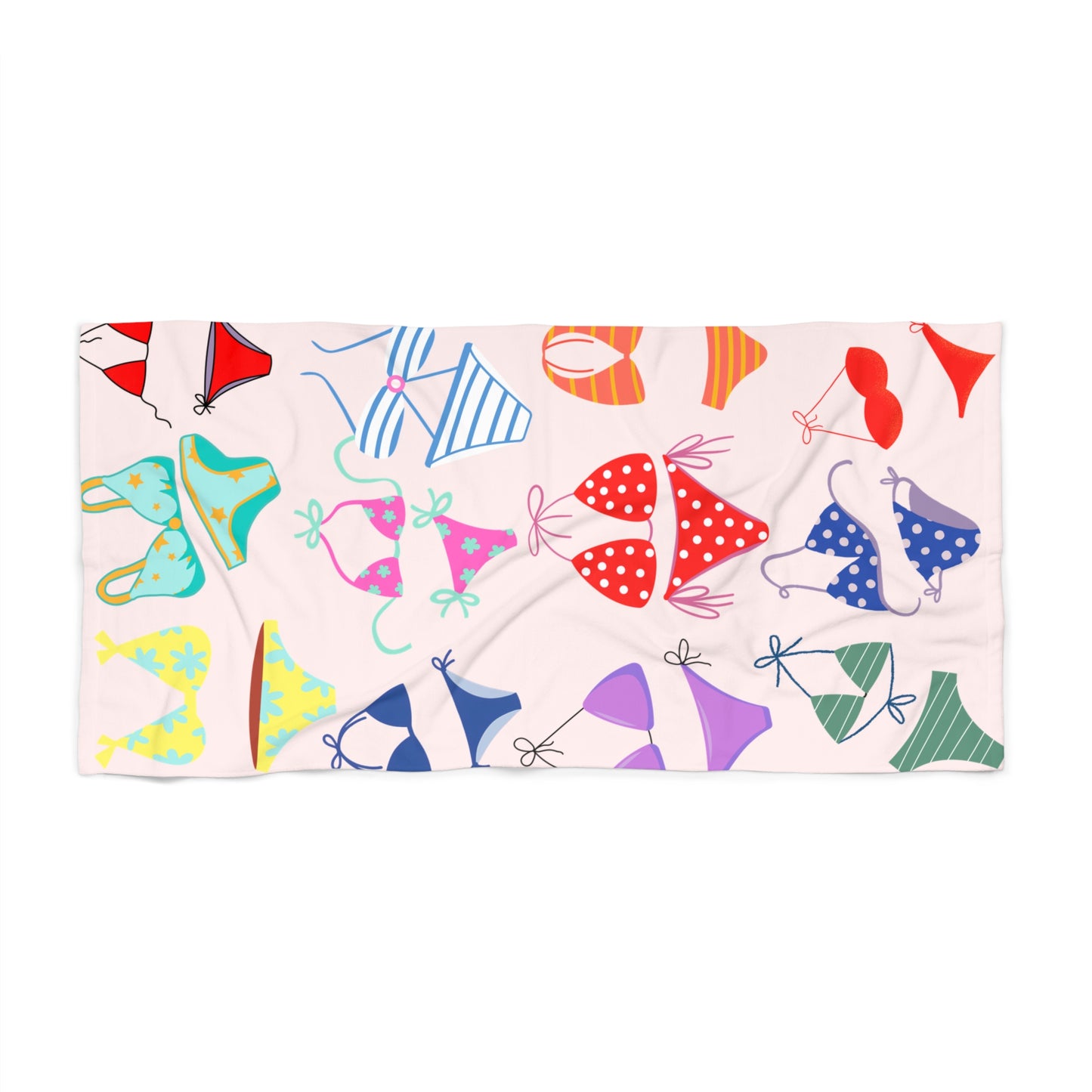 Bikini Pattern Beach Towel