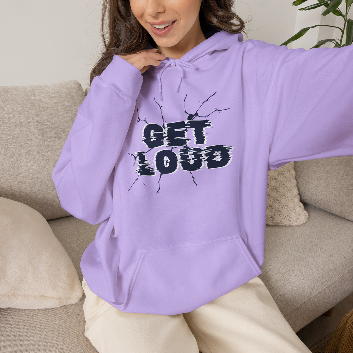 Get Loud Motivational Hoodie