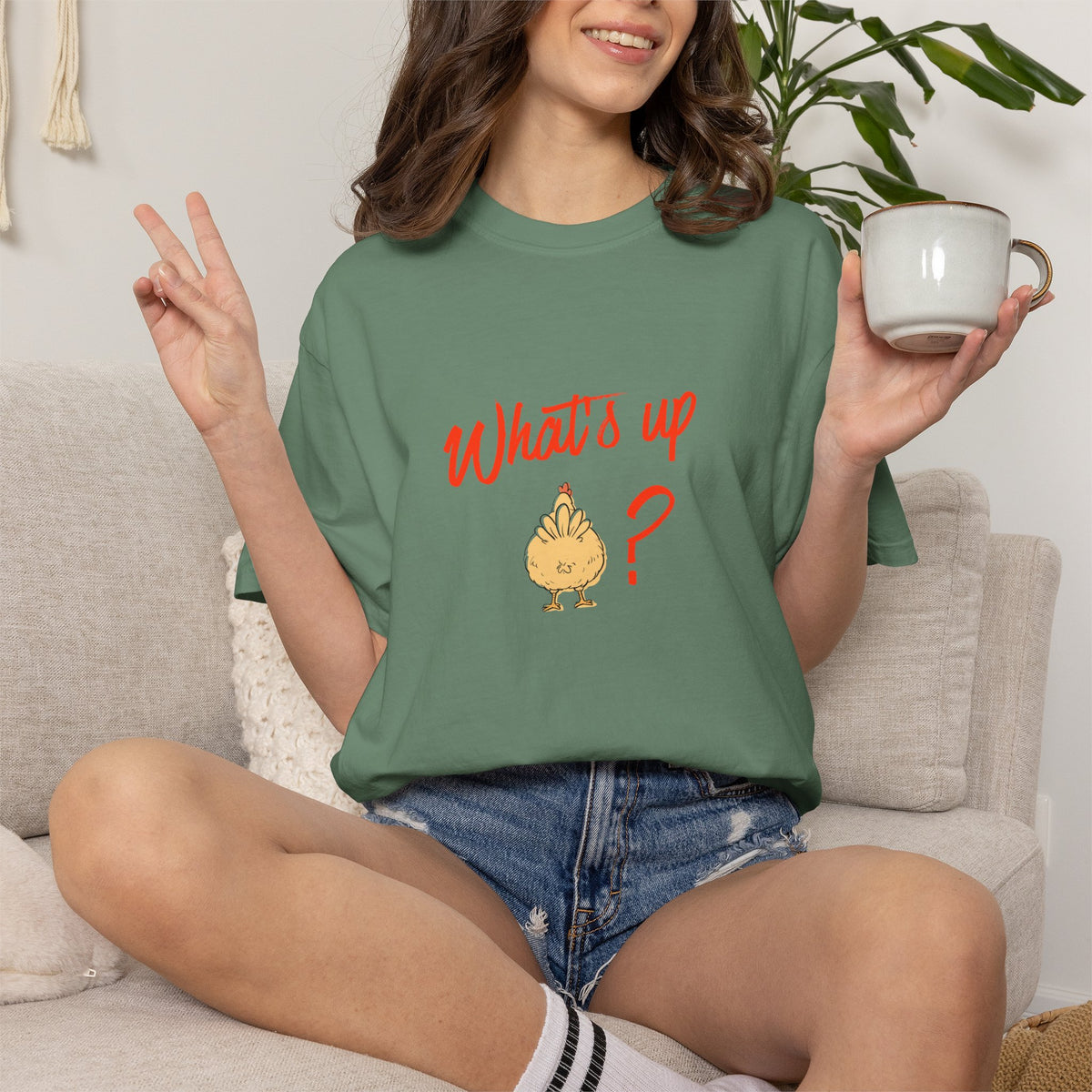 What's Up Chicken Butt T-Shirt