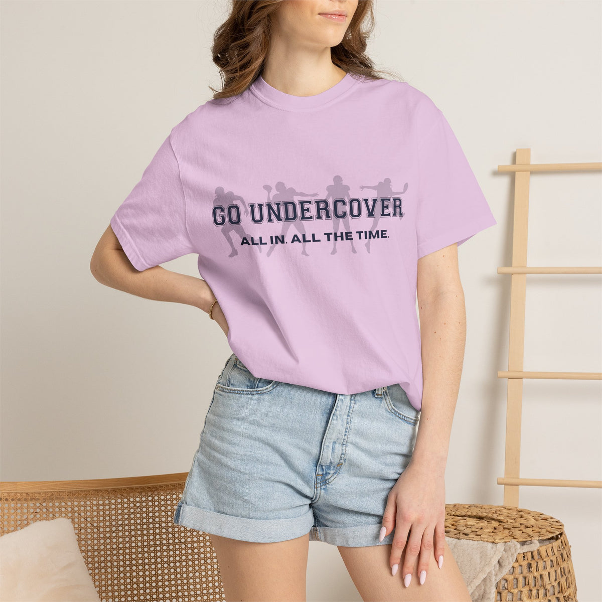 Go Undercover "All In All The Time" Comfort Colors Crew Tshirt