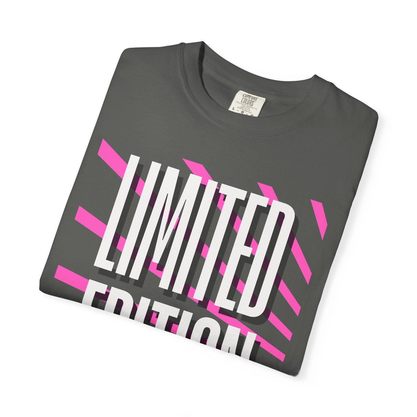 Limited Edition T-Shirt — Retro Pink Stripe Graphic