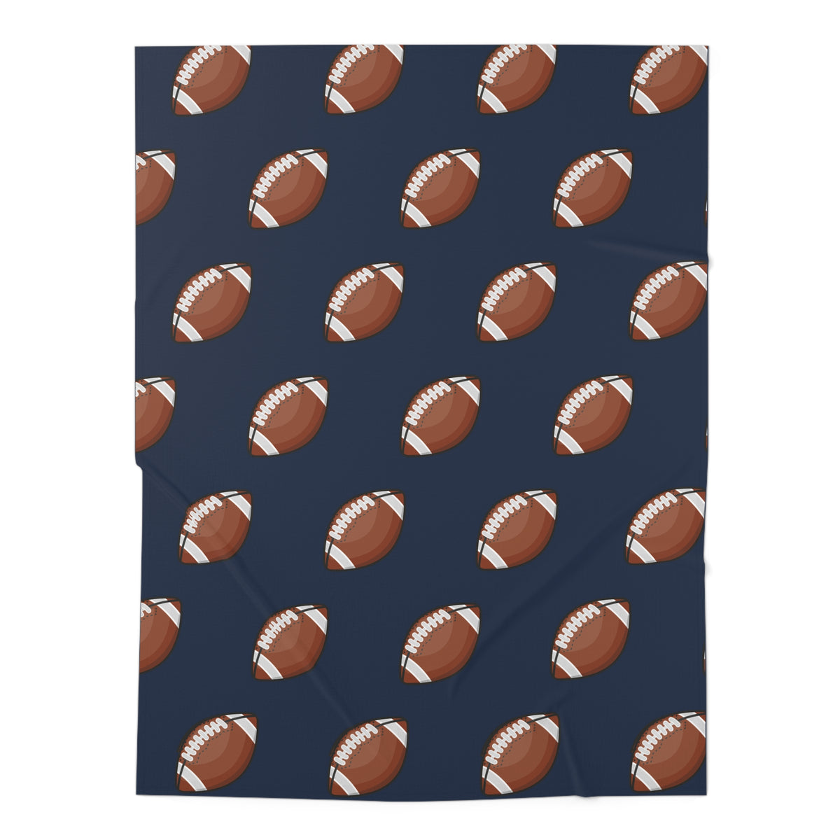Baby Swaddle Blanket with Football Pattern