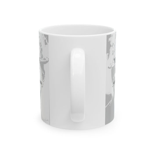 Funny Mildred Ceramic Mug, Auburn Mug, Humorous Auburn Alabama Cup, Bear Bryant, Mildred from Tuscaloosa, Coffee/Tea mug