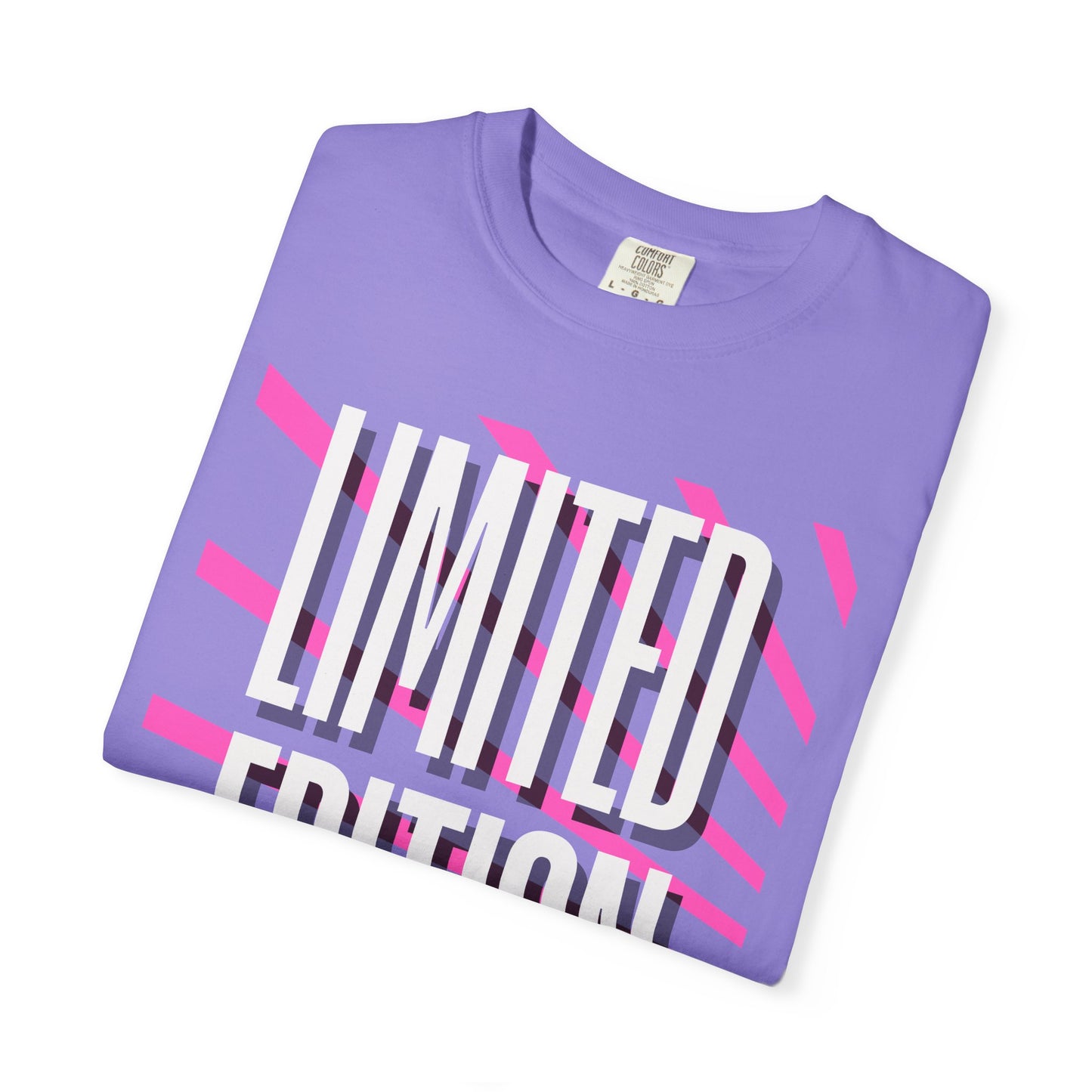 Limited Edition T-Shirt — Retro Pink Stripe Graphic