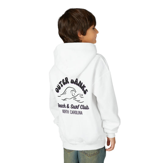 Outer Banks Youth Hoodie - Beach & Surf Club Sweatshirt for Kids, Perfect for Summer, Travel, Gifts, Surfing Lovers, Cozy Wear, coastal
