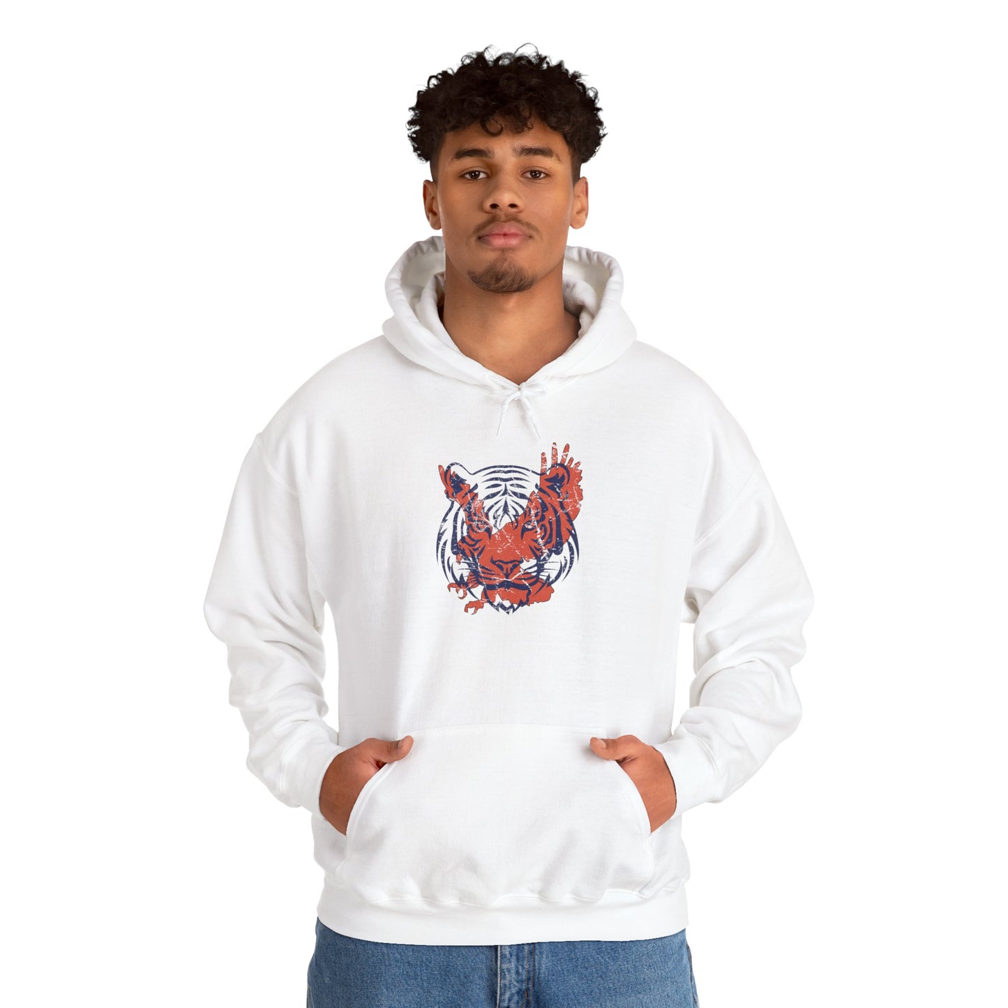 Sports Team Hoodie - Unisex Heavy Blend Sweatshirt, football fans, Game Day Hoodie, College Football Sweatshirt, Auburn University