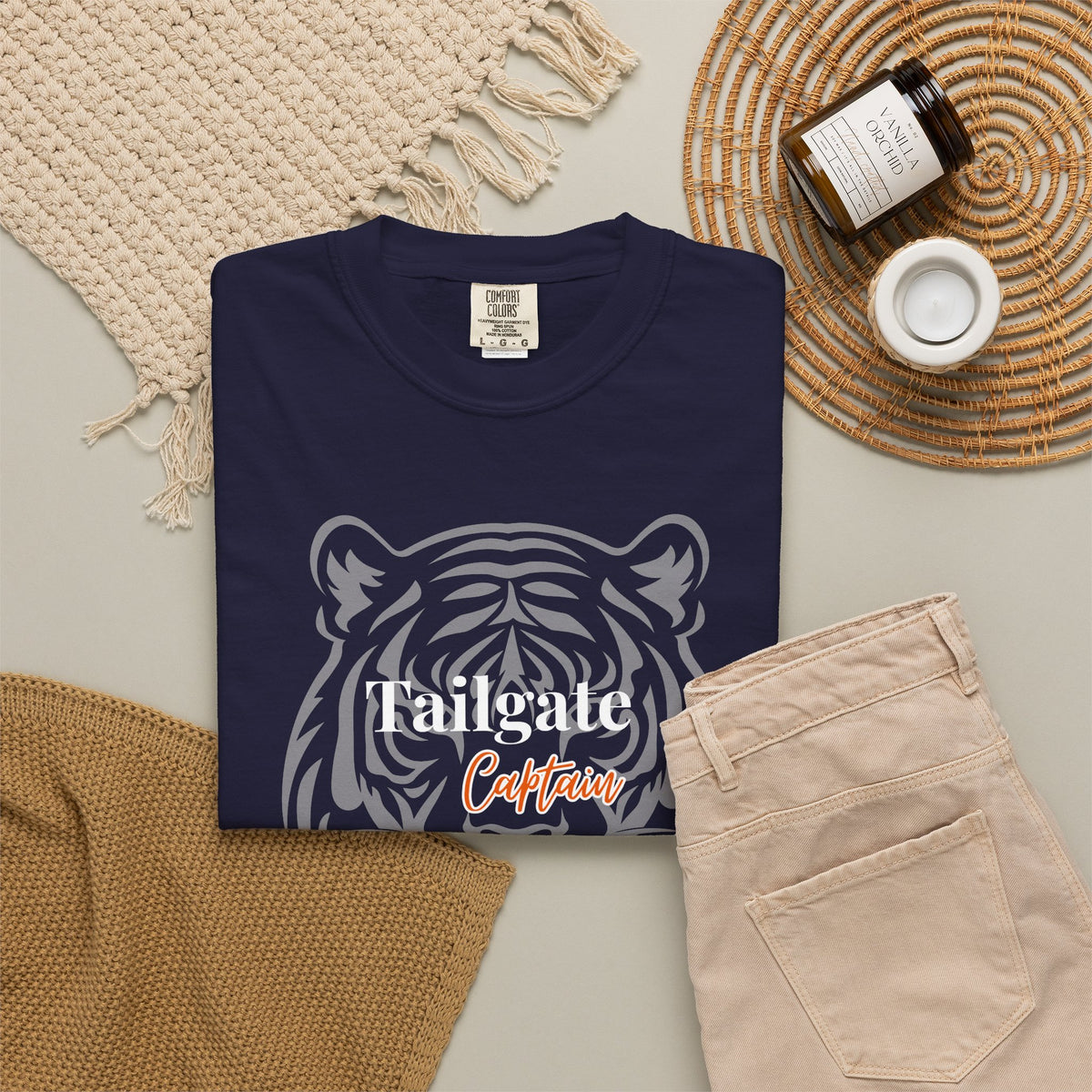 Tailgate Captain Tiger T-Shirt
