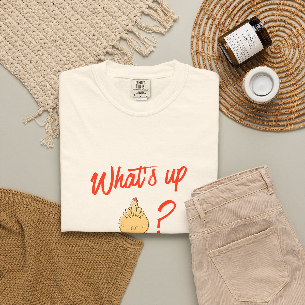 What's Up Chicken Butt T-Shirt