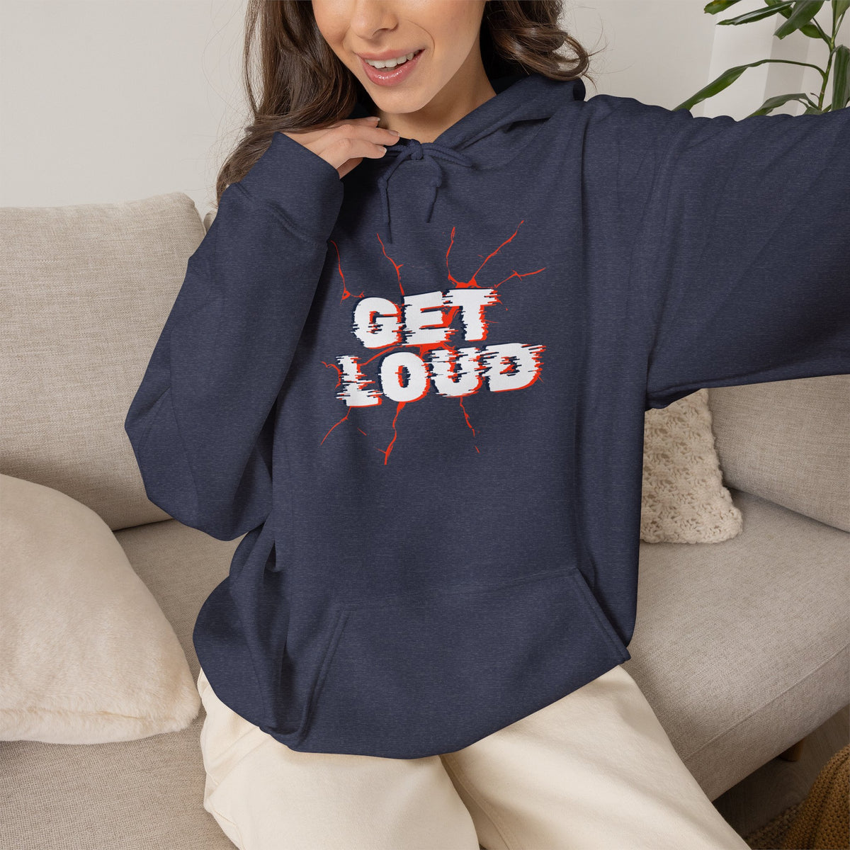 Get Loud Motivational Hoodie