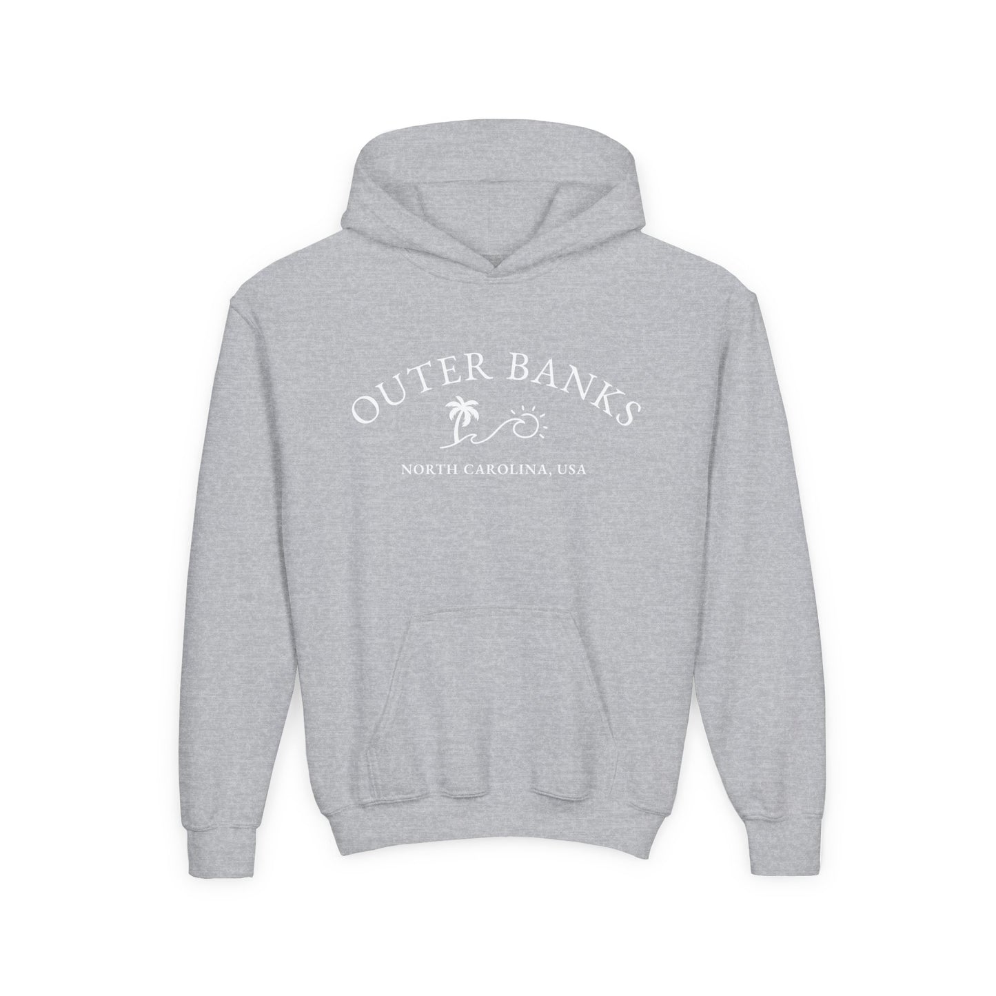 Outer Banks Youth Hoodie - Beach & Surf Club Sweatshirt for Kids, Perfect for Summer, Travel, Gifts, Surfing Lovers, Cozy Wear, coastal