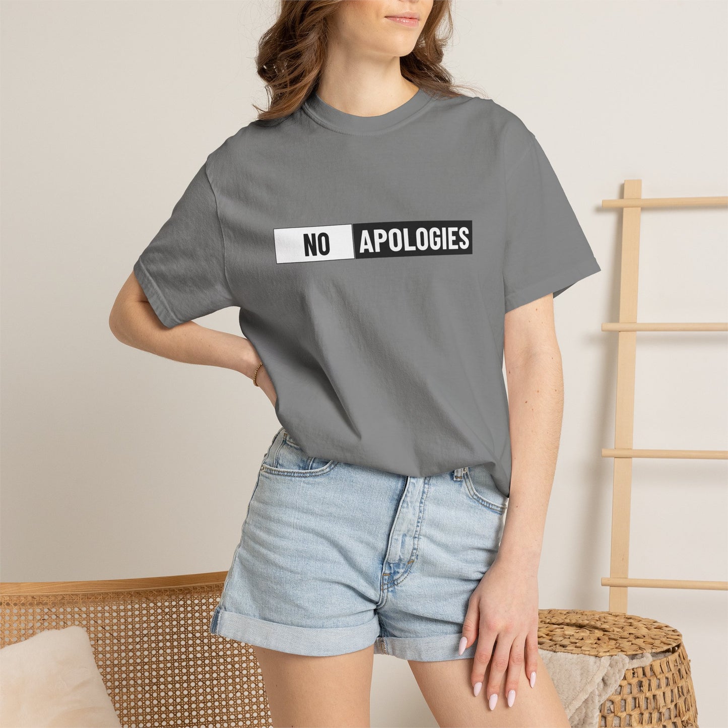 "No Apologies" Graphic Tee