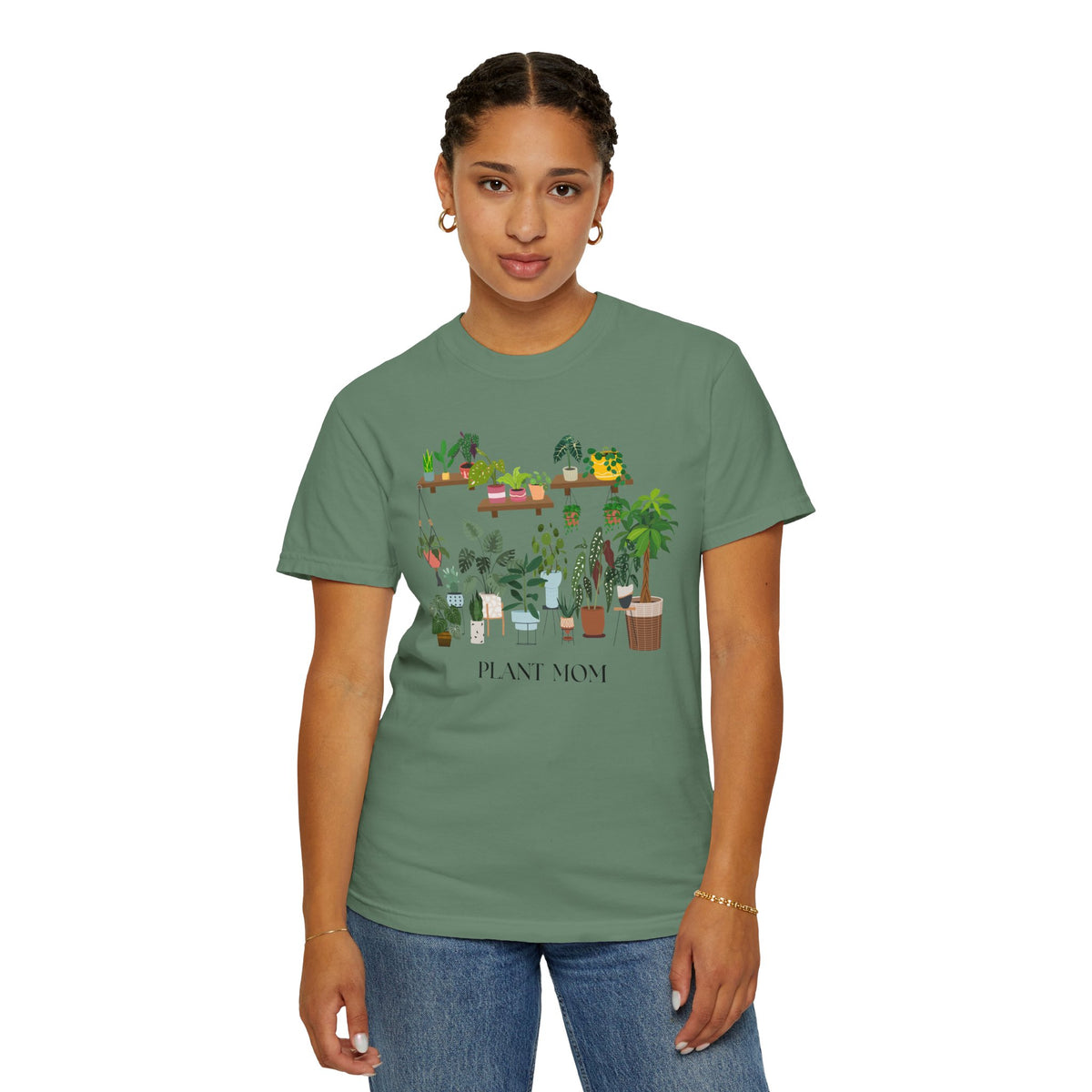Plant Mom Botanical Houseplant T-Shirt