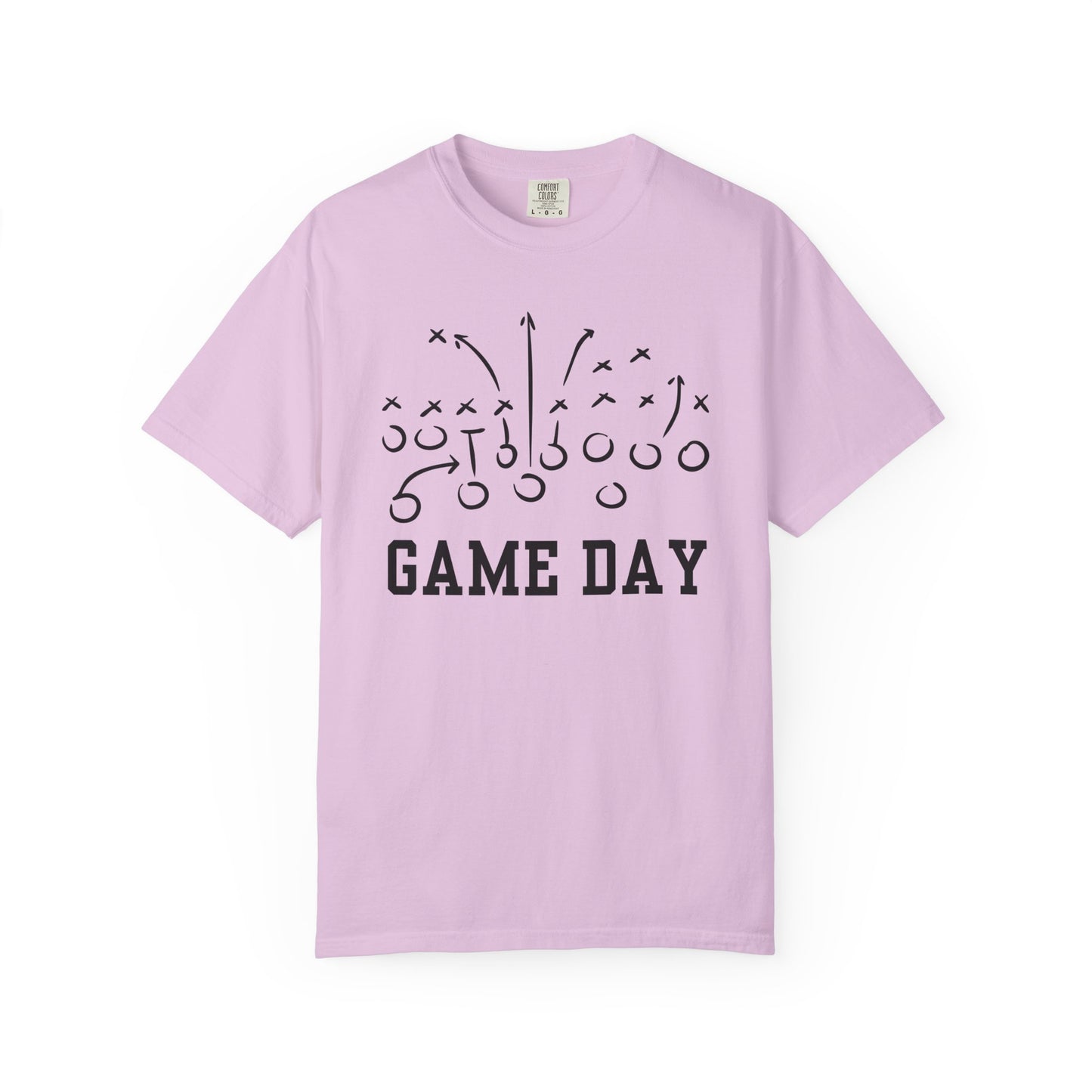 Game Day Football T-Shirt — 'Game Day Plays' Comfort Colors Tee