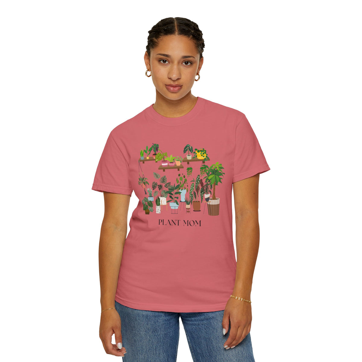 Plant Mom Botanical Houseplant T-Shirt