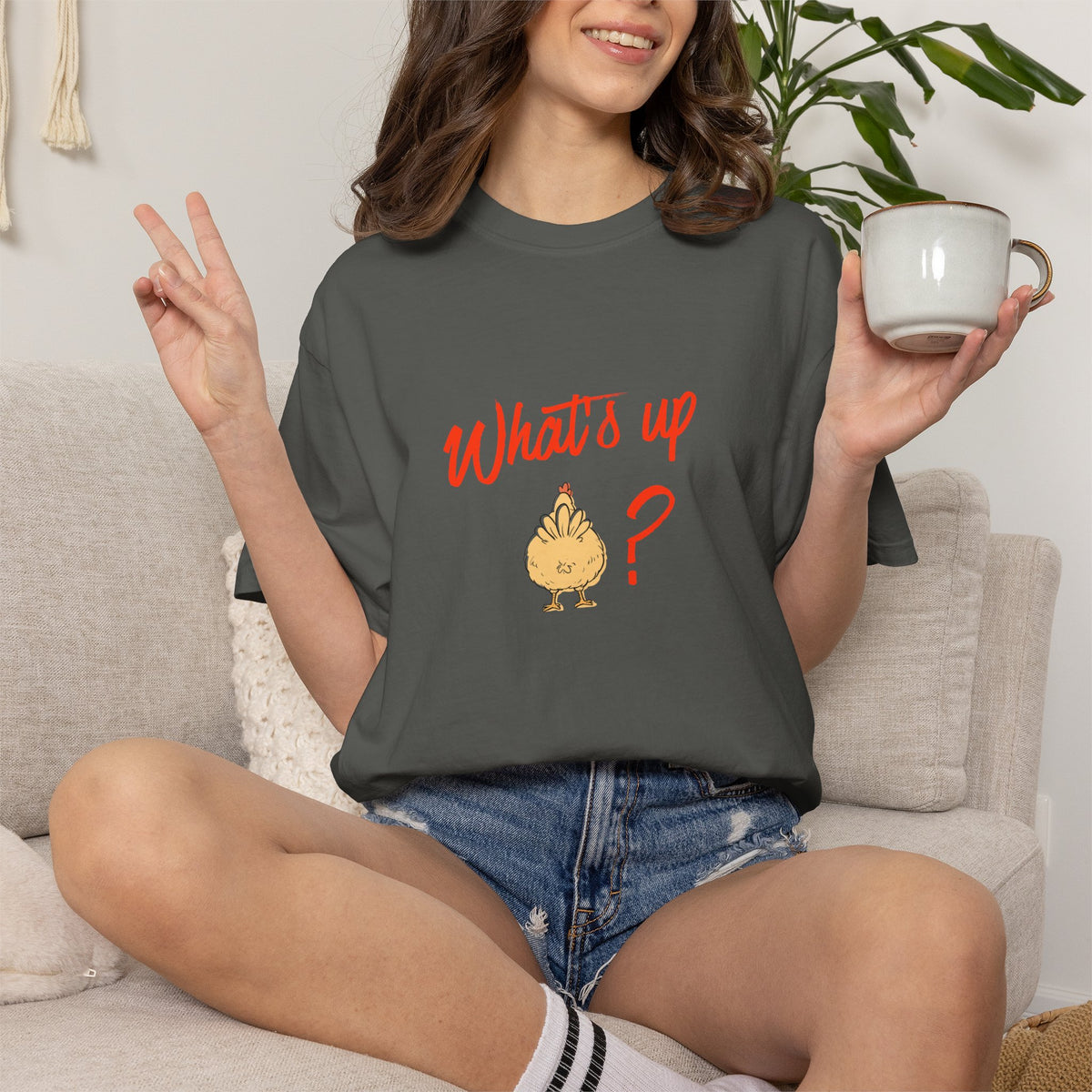 What's Up Chicken Butt T-Shirt