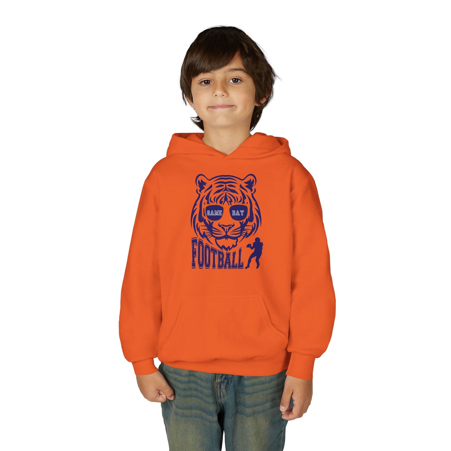 Youth Football Tiger Hoodie
