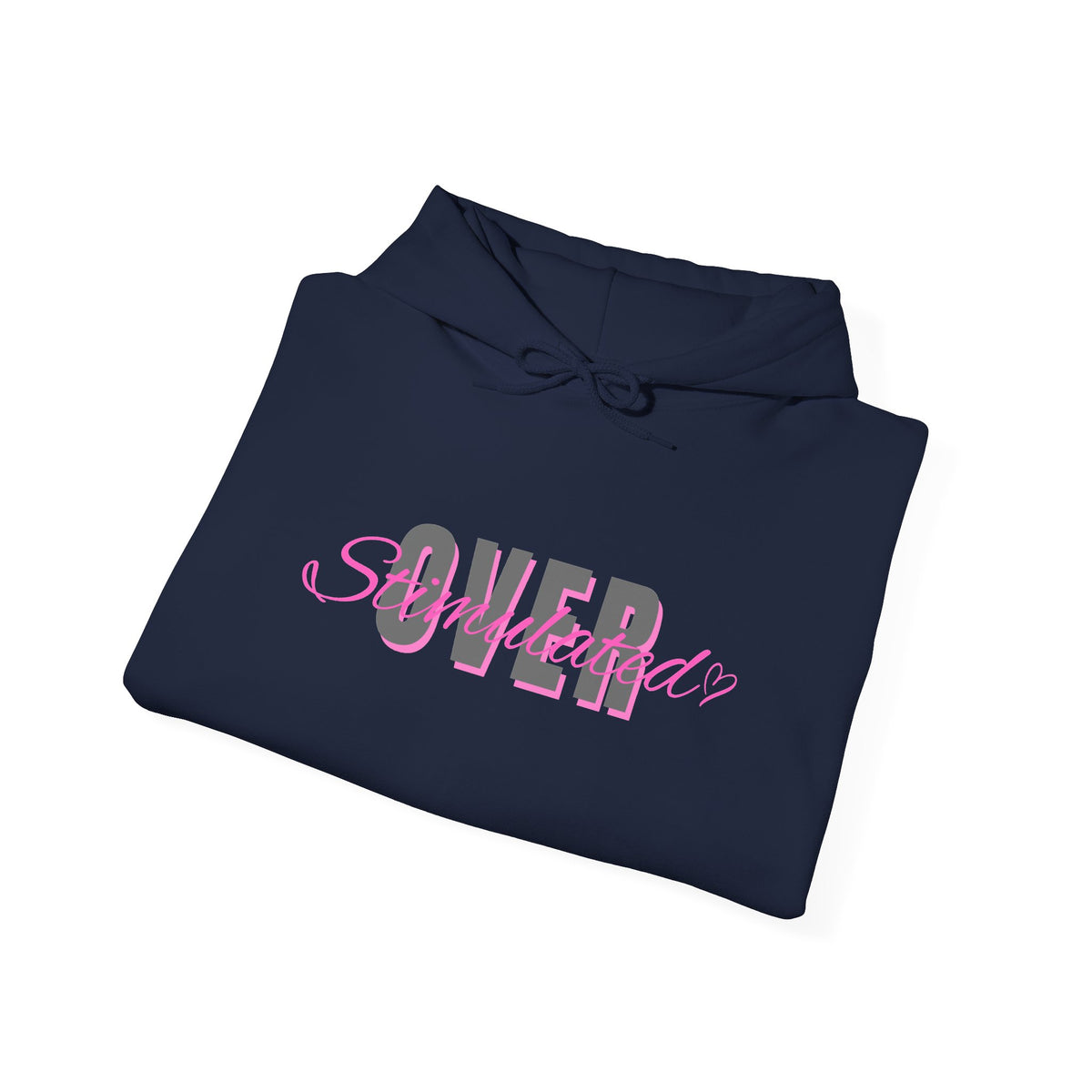 Overstimulated - Cozy Unisex Heavy Blend™ Hooded Sweatshirt, Everyday Comfort, Gift for Her, Trendy Fashion