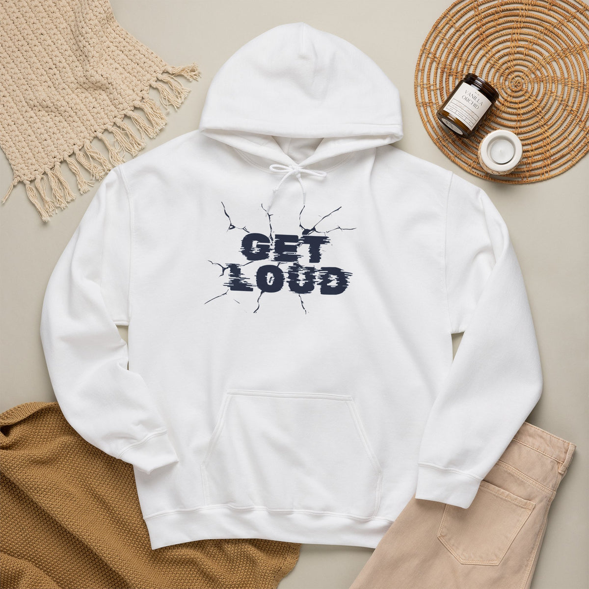 Get Loud Motivational Hoodie