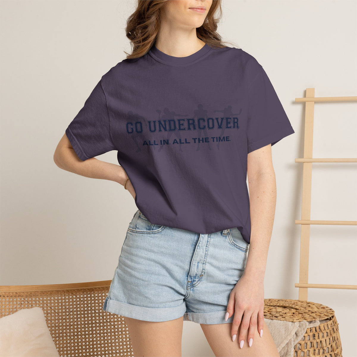 Go Undercover "All In All The Time" Comfort Colors Crew Tshirt