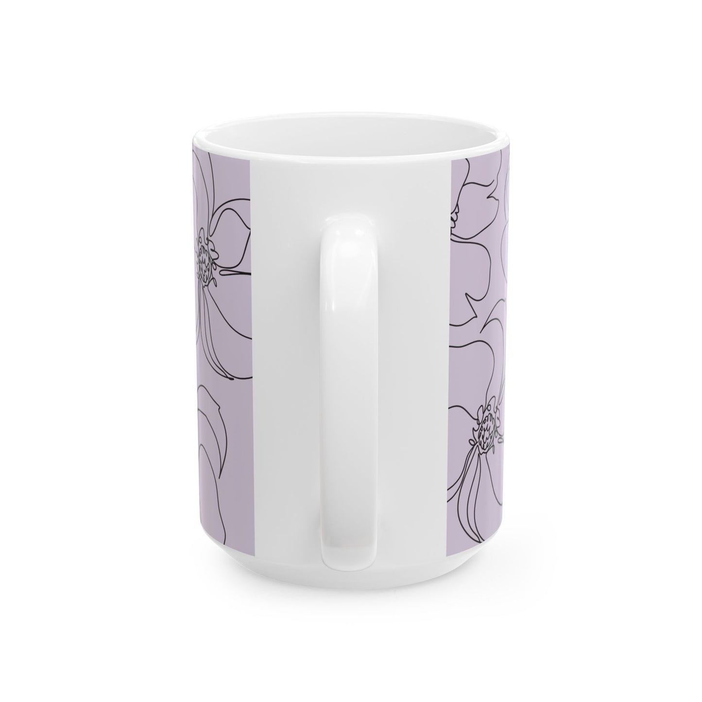 Floral "F" Off Ceramic Mug | Coffee and Tea Lover Gift | Tea Cup | Housewarming, Funny Mug, Busy Mom, Peri-menopause
