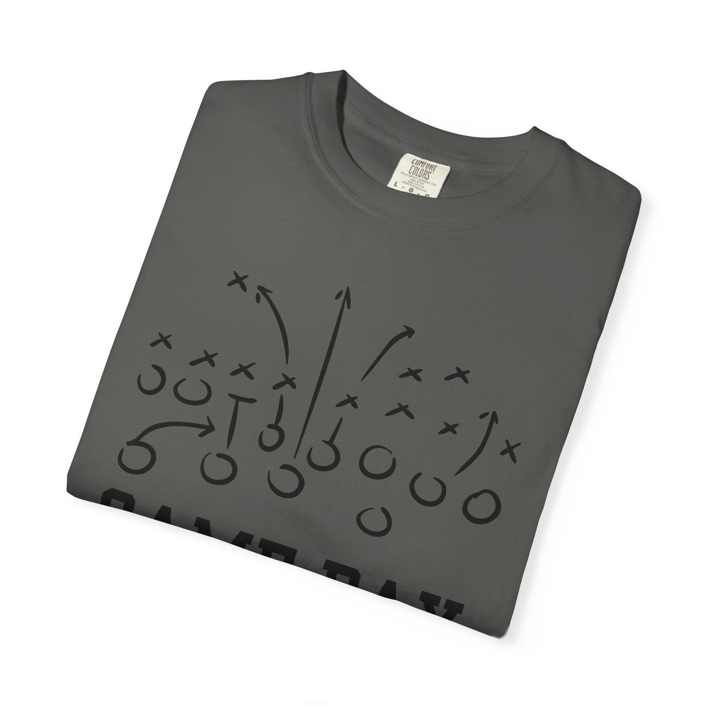 Game Day Football T-Shirt — 'Game Day Plays' Comfort Colors Tee