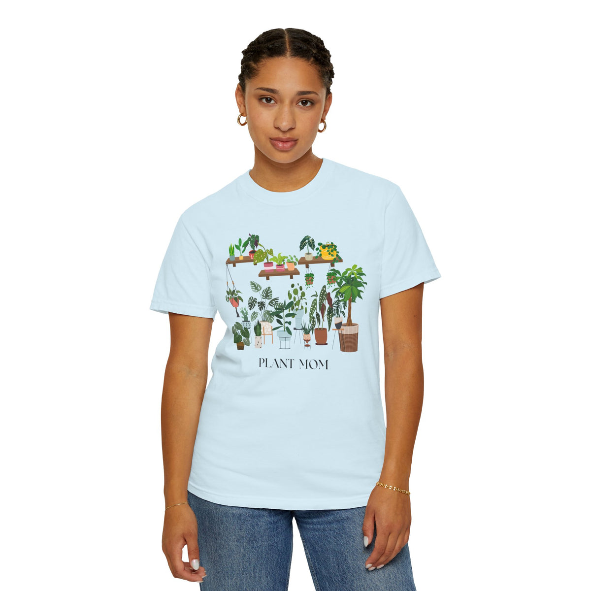 Plant Mom Botanical Houseplant T-Shirt