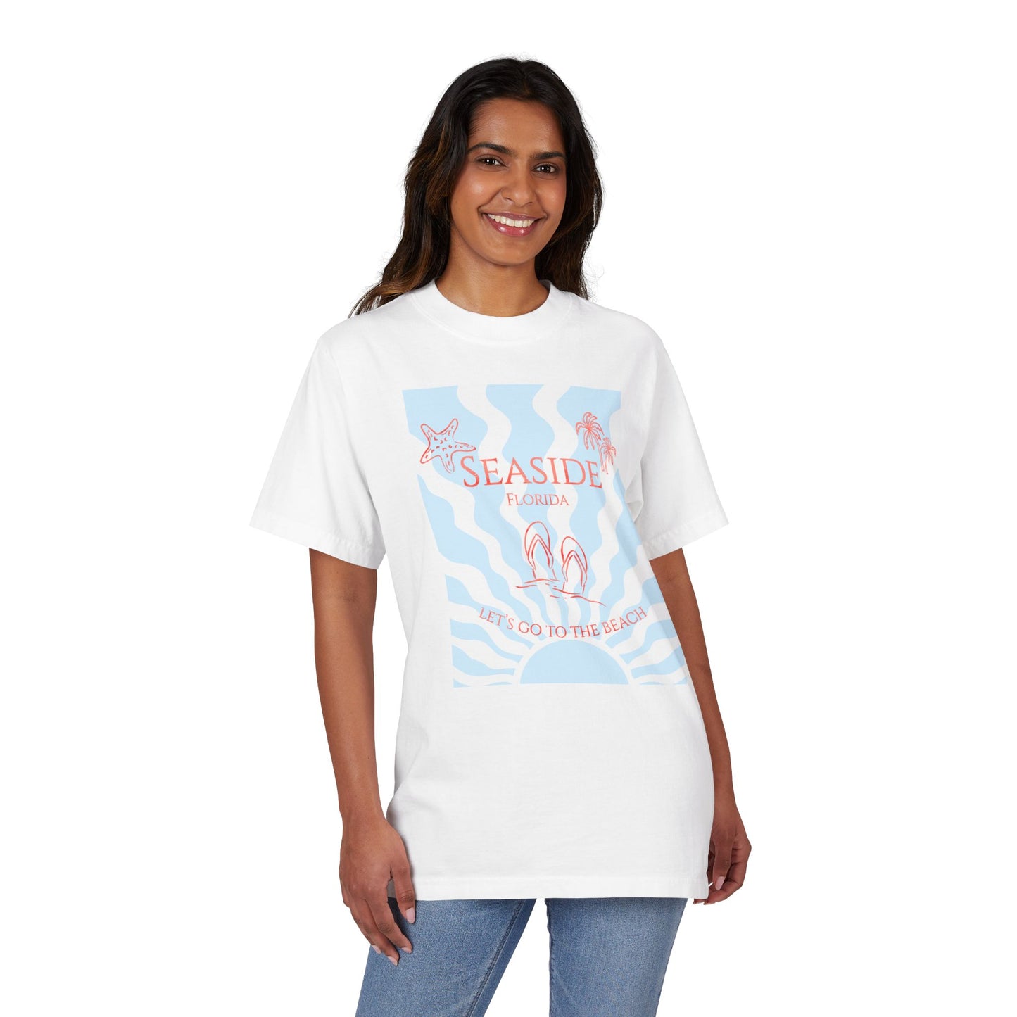 Let's Go to the Beach Seaside Florida Graphic T-Shirt