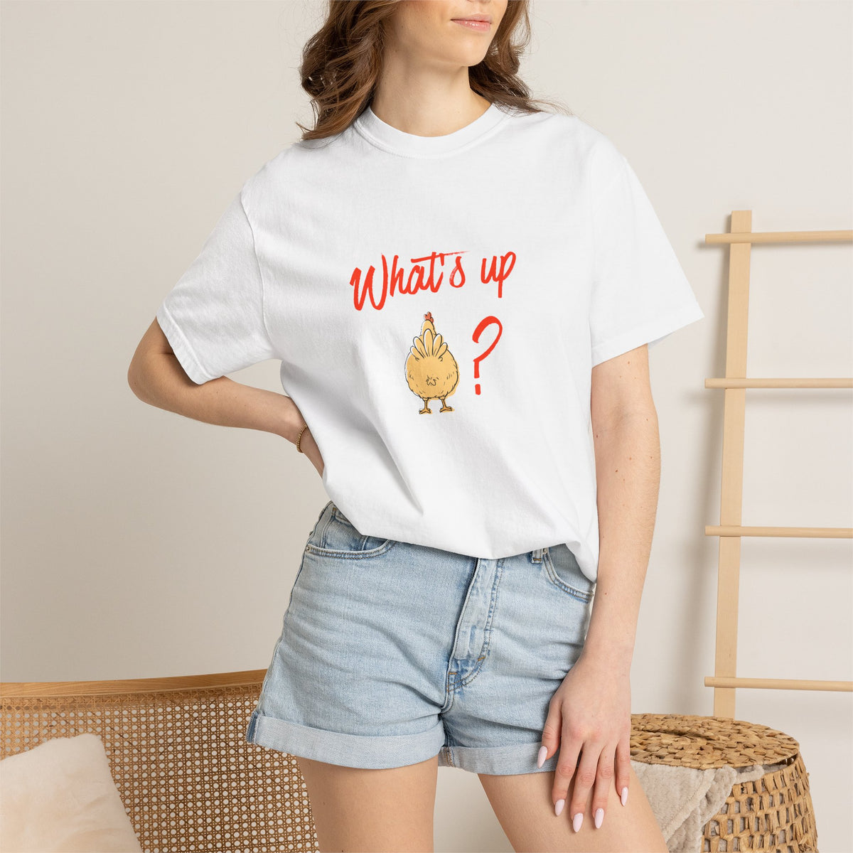 What's Up Chicken Butt T-Shirt