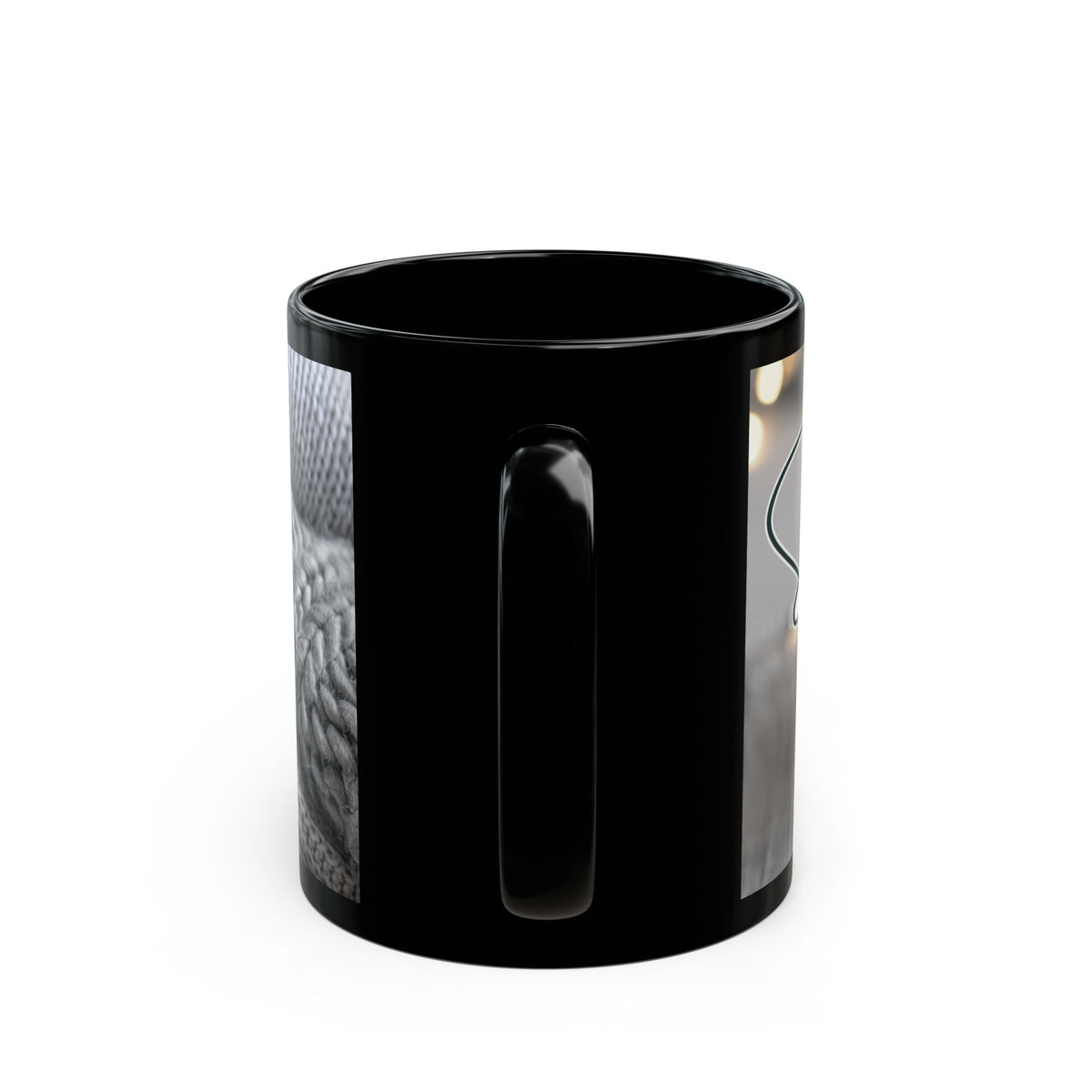 Cozy Sweater Weather Black Mug (11oz & 15oz)