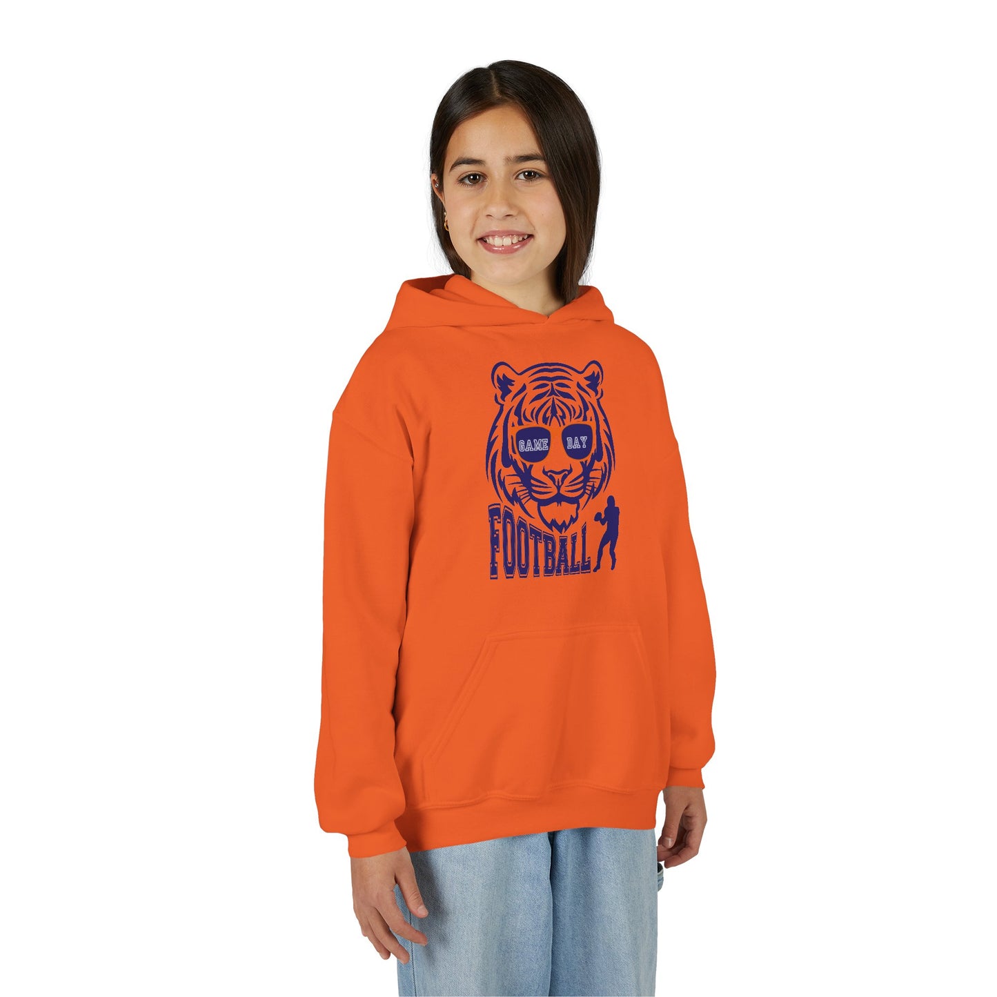 Youth Football Tiger Hoodie