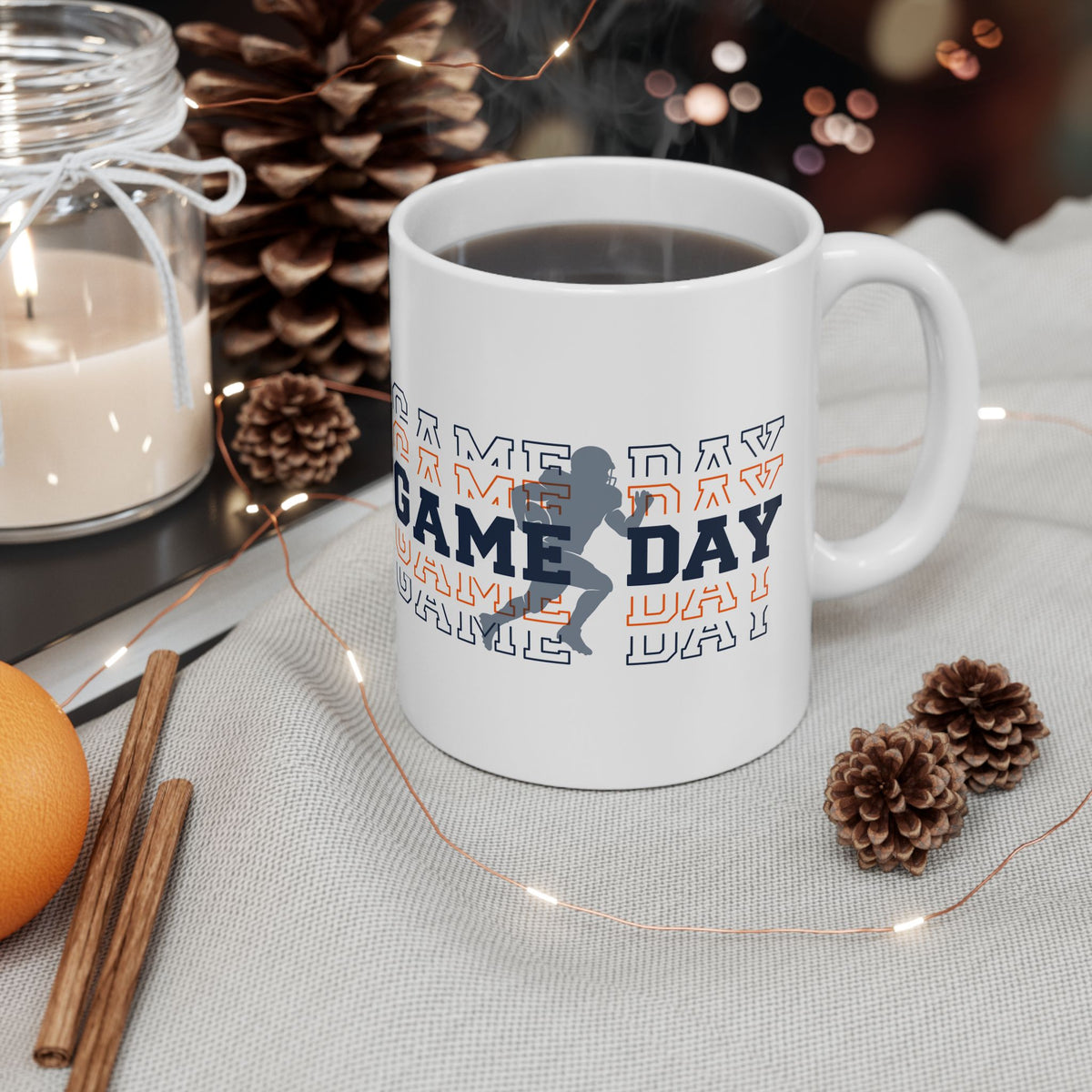 Game Day Football Ceramic Mug