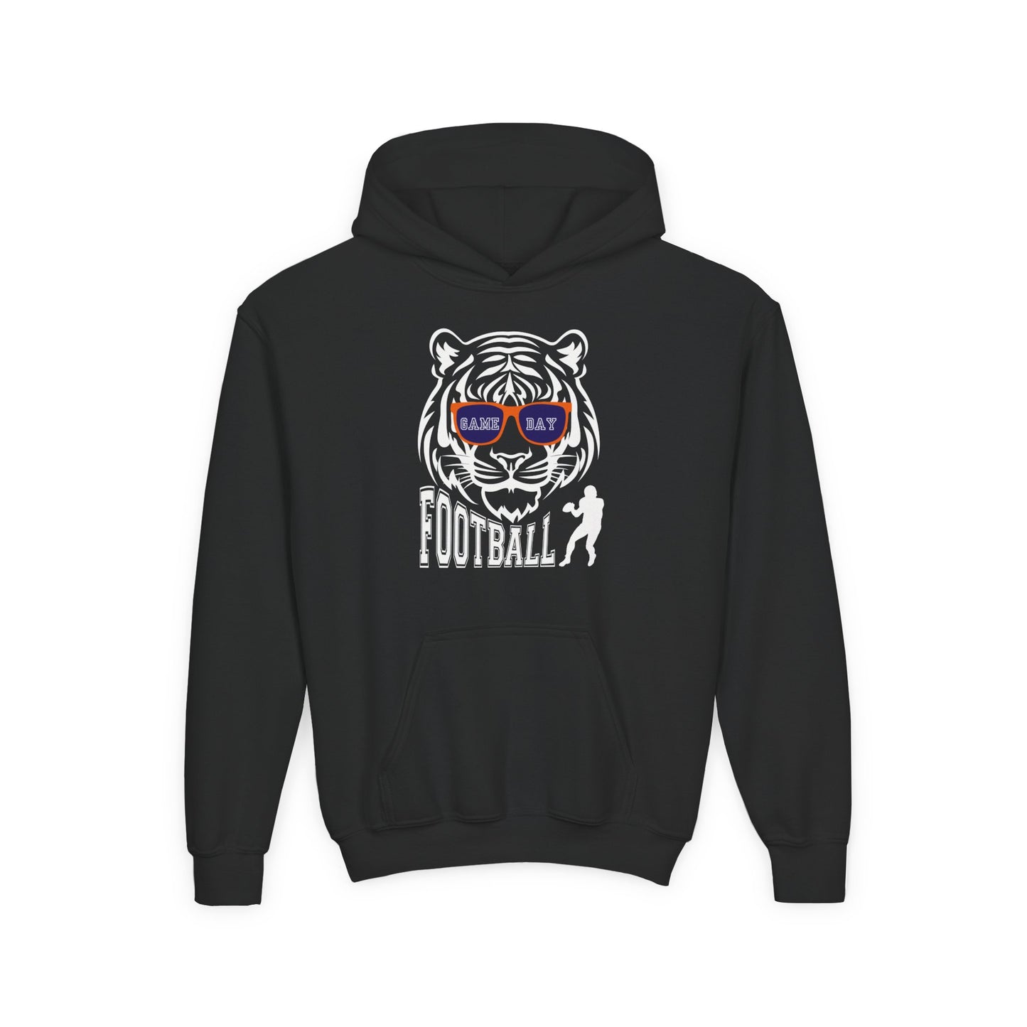 Youth Football Tiger Hoodie