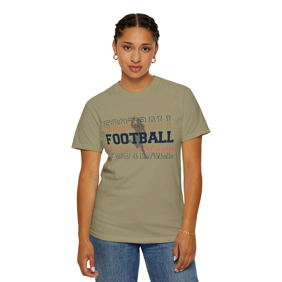 Game Day Football T-Shirt -'FOOTBALL' Front & 'GAME DAY' Back