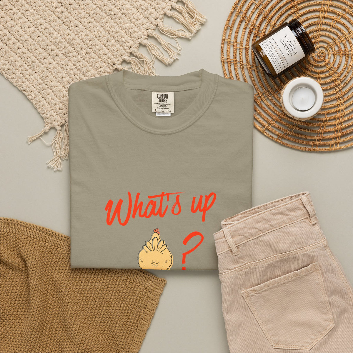 What's Up Chicken Butt T-Shirt