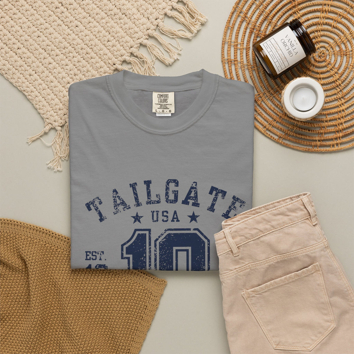 Tailgate Captain Vintage Varsity T-Shirt