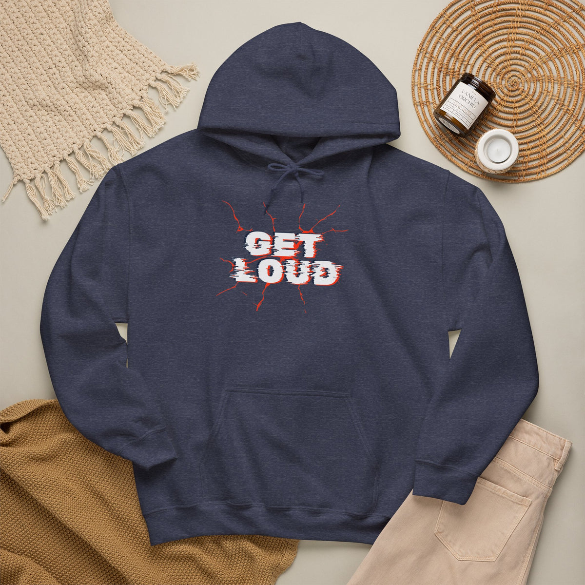 Get Loud Motivational Hoodie